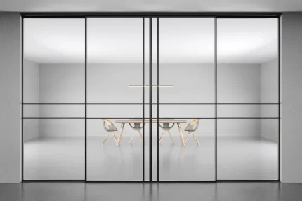 Perete glisant din aluminiu si sticla Punto